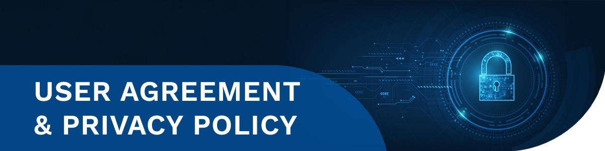 User Agreement & Privacy Policy Banner
