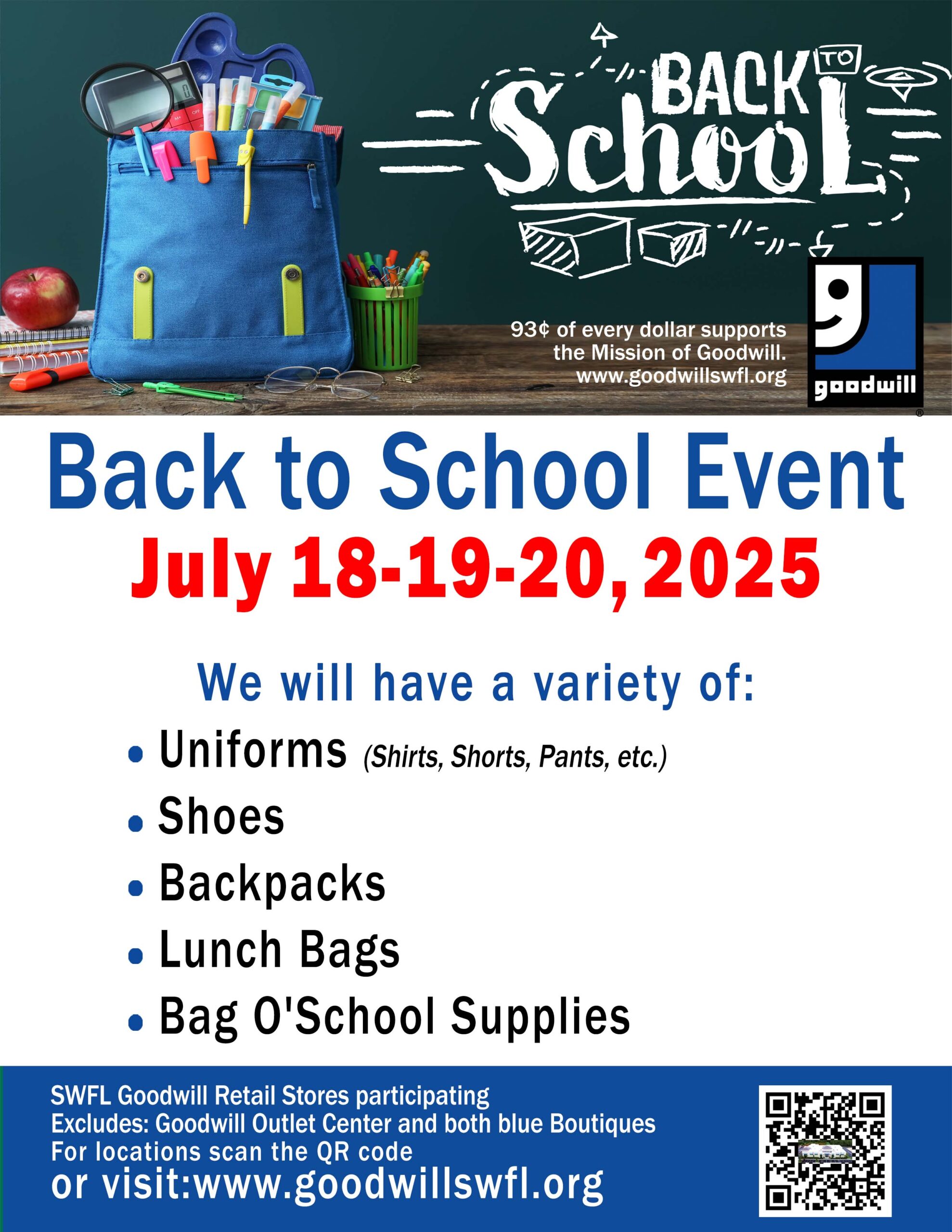 Back to School Event